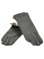 PODIUM Перчатка Женская кожа (Ш) F23 мод5 сер st33 Распродажа