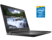 Ноутбук Dell Latitude 5580 / 15.6« (1366x768) TN / Intel Core i7-7600U (2 (4) ядра по 2.8 - 3.9 GHz) / 8 GB DDR4 / 256 GB SSD / Intel HD Graphics...