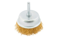 Щетка торцевая на дрель на дрель Mastertool 65 мм рифленая (19-7406)