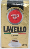 Кава натуральна мелена Lavello Grande Oro,робуста 250g.