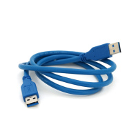 Кабель USB 3.0 AM+AM 1.0м, Blue