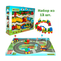 Набор машинок серии kids cars wader 12шт