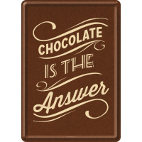 Листівка «Chocolate is the Answer» Nostalgic Art (10247)