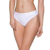 Трусики-бразилиана из хлопка Passion PS005 PANTIES white, size L