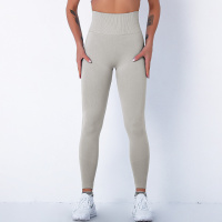 Леггинсы женские спортивные 10924 M серые