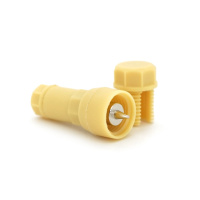 Клемма наперсточного типа с проколом, для точечного светильника, желтый