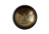 Тибетська лита співаюча чаша З'їв Нескінченності + Дордже + Мантра + Шоу 10 см