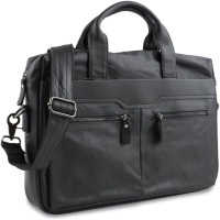 Сумка чоловіча 714054 для ноутбука і документів Чорна