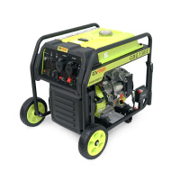 Генератор инверторный БЕНЗИНОВЫЙ GENPOWER GBG 130IE 10.4kW (13kVA), однофазный, 230V, 50Hz, DC12V. обьем 33л., АКБ в комплект не входит, 710*540*640mm