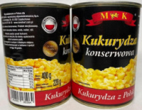 Кукурудза цукрова консервована (солодка) 400г.M&K в ж/б,Польща.