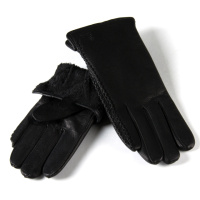 PODIUM Перчатка Женская кожа-олень Holms 31-1 black плюш Распродажа