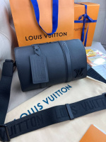 Месенджер чорний Louis Vuittom City Keepall Aerogram c847