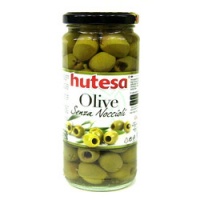 Оливки консервированные без косточек зеленые 350г Нutesa