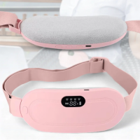 Беспроводной массажер-грелка от менструальных болей и спазмов Розовый