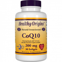 Коэнзим Q10, Kaneka (COQ10), Healthy Origins, 200 мг, 30 желатиновых капсул