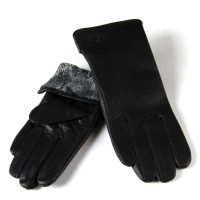 PODIUM Перчатка Женская кожа Holms 16-3 black махра Распродажа