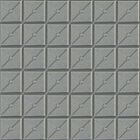 Самоклеящаяся декоративная 3D панель квадрат серебро 700x700x8мм (177) SW-00000188