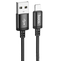 Дата кабель Hoco X89 Wind USB to Lightning (1m), чорний - купити в SmartEra.ua