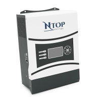 Гибридный инвертор NTOP NTP1000-12, 1000W, 12V, ток заряда 0-70A, 160-275V, MPPT-контроллер (50А, 80 Vdc)