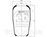 Пневморессора подвески без стакана 884N, Чулок пневмоподушки 884N1