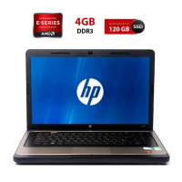 Ноутбук Б-класс HP 635 / 15.6« (1366x768) TN / AMD E-350 (2 ядра по 1.6 GHz) / 4 GB DDR3 / 120 GB SSD / AMD Radeon HD 6310 Graphics / WebCam