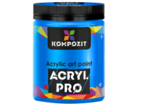 Фарба художня Серія «Флуоресцентна» Acryl PRO ART Kompozit 430 мл, 556 флуоресцентний блакитний
