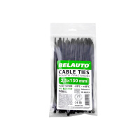 Хомути Белавто пластикові чорні 2,5x150мм, 100шт