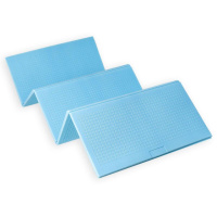 Детский складной термоковрик однотонный 2000х1500х10мм Голубой (297) SW-00001190