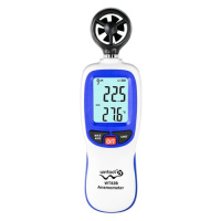 Анемометр крыльчатый Bluetooth 0,3-30 м/с, -10-45°C WINTACT WT82B