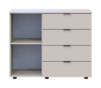 Комод в гостиную Doros Гелар GС1 100х40х81,2 см Кашемир (DRS-011290)