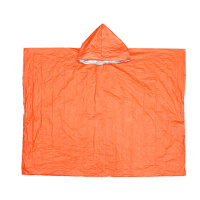 Плащ-дождевик с капюшоном YT-44815, 130х100 см. Orange.