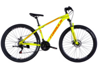 Велосипед ST 29« Formula DRAGONFLY AM DD рама-16» зелено-червоний 2025