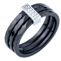 Серебряное кольцо CatalogSilver с керамикой, вес изделия 5,02 гр (1886168) 18.5 размер