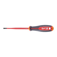 Викрутка з тригранною рукояткою ізольована VDE MILWAUKEE, SL 1,0х5,5х125мм