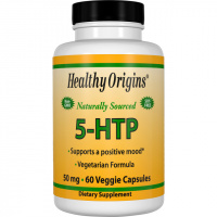 5-HTP (Гидрокситриптофан), 50мг, Healthy Origins, 60 гелевых капсул