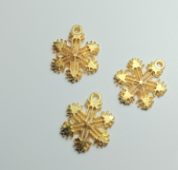 Подвеска. Размер - 15×10  мм. Металл. Цвет - золото