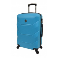 Дорожня валіза на колесах Bonro велика голуба