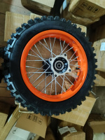 Заднее колесо в сборе питбайка Kugoo Wish 01 80/100-12