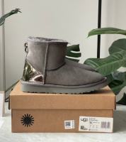 Зимові жіночі уггі Ugg Classic Metallic Suede Mini (36-40)