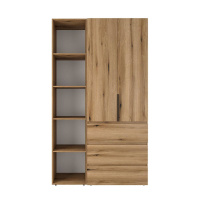 Шкаф распашной комбинированный №7 ART IN HEAD Light 1200x500x2200 Дуб Эвок (LTK0710000000)