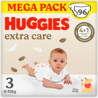 Подгузники Huggies Extra Care Size Размер 3 (6-10 кг) 96 шт (5029053577944)