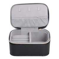Шкатулка для украшений из эко кожи на молнии мини органайзер для ювелирных изделий HP-5-26B
