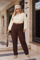 Жіноча блузка «Sellin» оптом | Батал 54-56, Бежевий