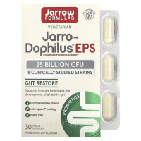 Пробіотики, 25 млрд КУО, Jarro-Dophilus EPS, Jarrow Formulas, 30 вегетаріанських капсул