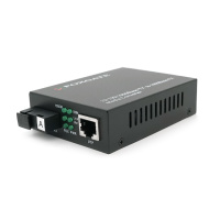 Медиаконвертер FOXGATE EC-Q-1G-1SM-1310nm, 1310 WDM, 1x10/100/1000 Base-Tx, одноволоконный Full/Half duplex , SC 20km (0 +70°C), + блок питания 5V 1A