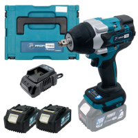 Гайкокрут акумуляторний PROFI-TEC DTW800BL (2акум.20В 4Аг PT2040EP/зарядний/кейс/700Нм)
