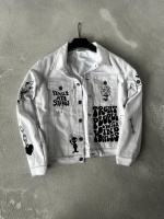 Джинсова куртка чоловіча осінь весна