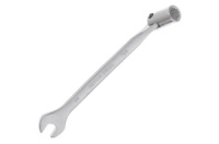 Ключ рожково-накидной Intertool 12 мм шарнирный (XT-1412)