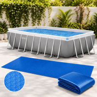 Intex 28029 для басейнів 488 x 244 см (476 x 234 см) нагріваючий тент SOLAR COVER теплозберігаюче покриття солярна плівк
