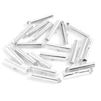 Застёжка «слайдер». Размер - 4×10 мм. Цвет - серебро. Цена указана за 1 шт.